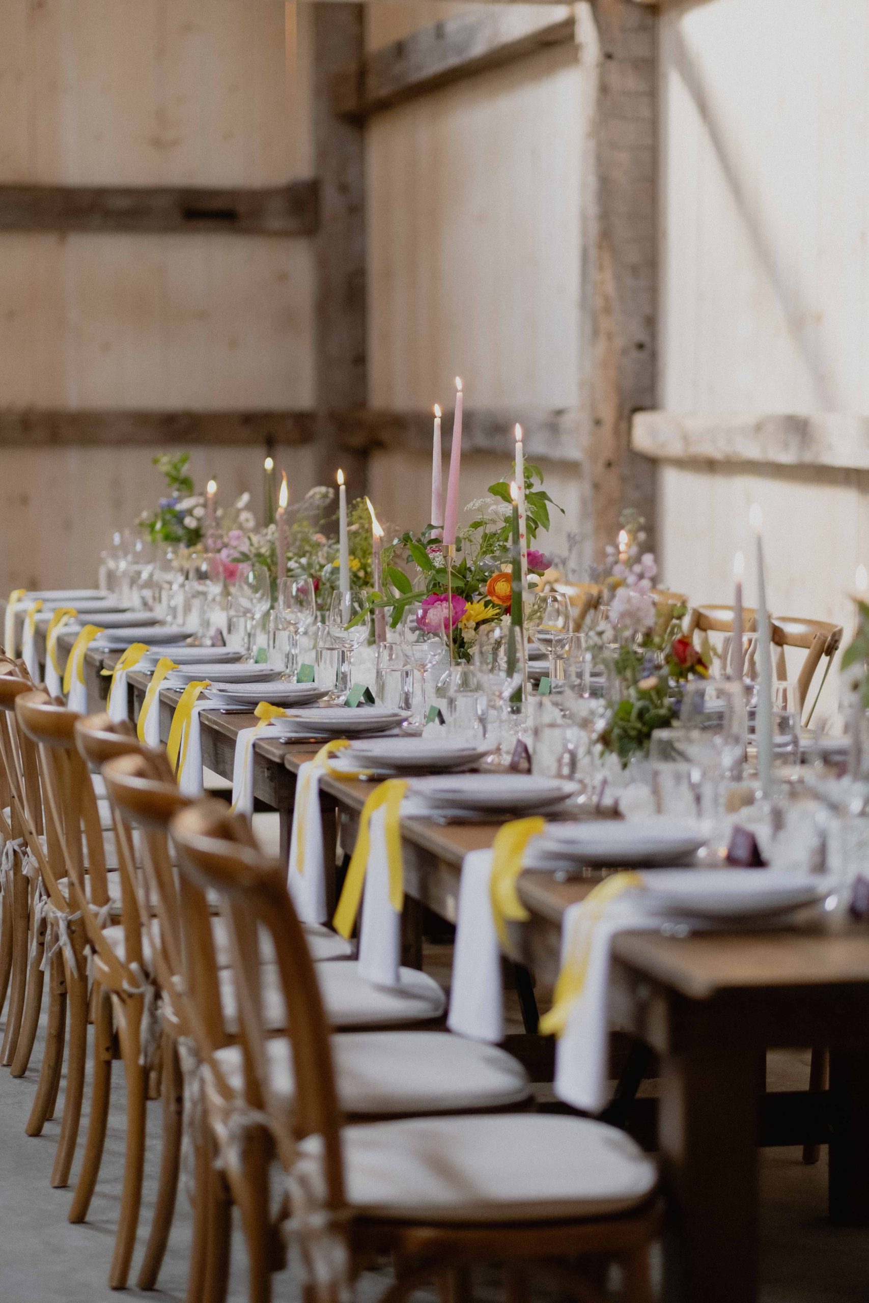 Wedding Dinner Table Setup